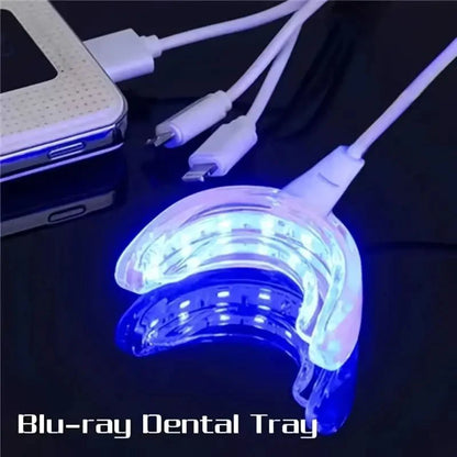 Tooth Whitening Accelerator Lamp Oral Care Tray Portable Whitening Enhancement Lamp Gel Cold Light Tooth Yellowing Removal