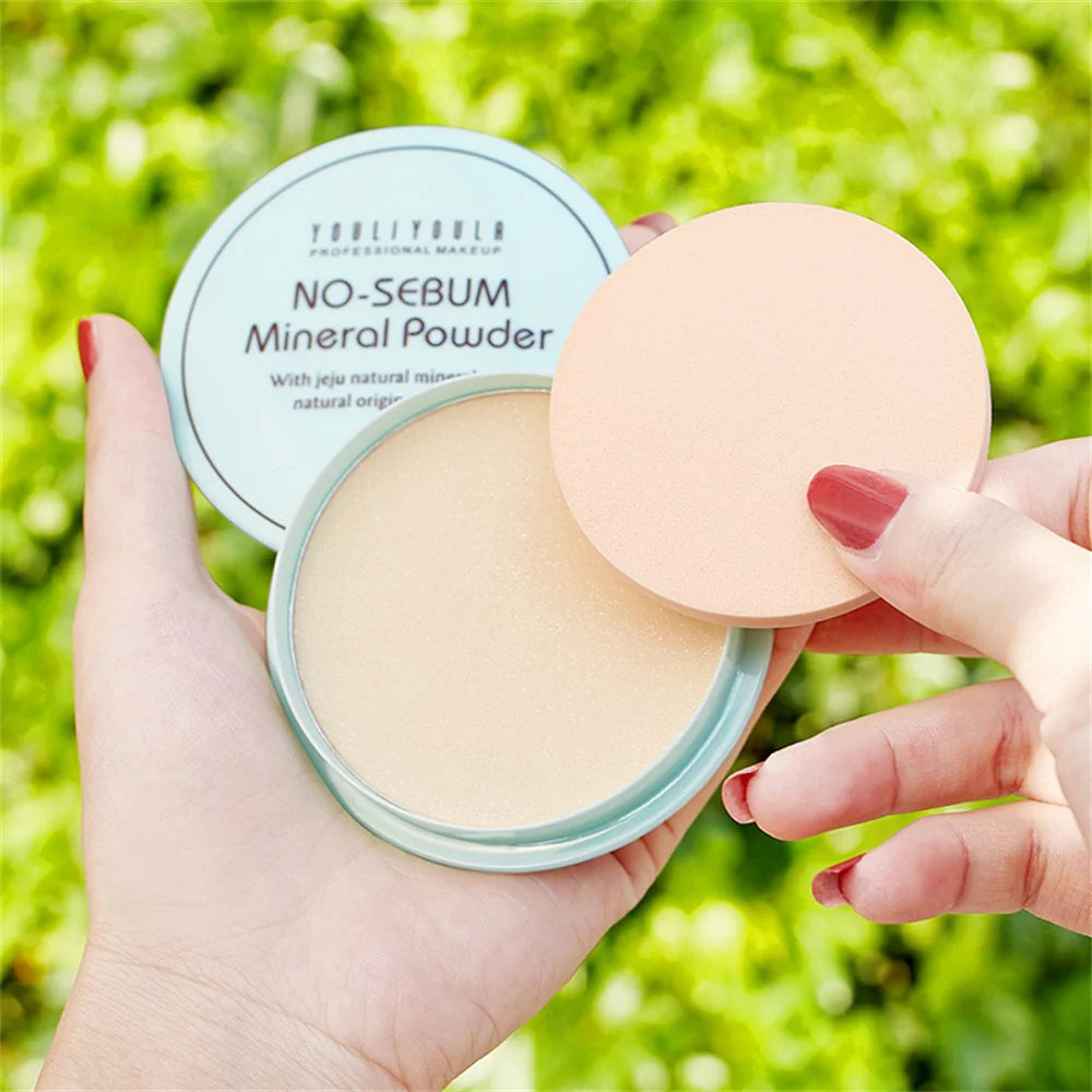 Natural Oil Control Makeup Powder Brightening Mist Facial Modification Powder Waterproof Lightweight Powder Dispersal Cosmetics